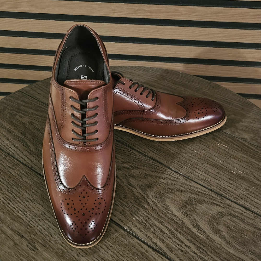 Stacy Adams Dunbar Wingtip Oxford Size 8